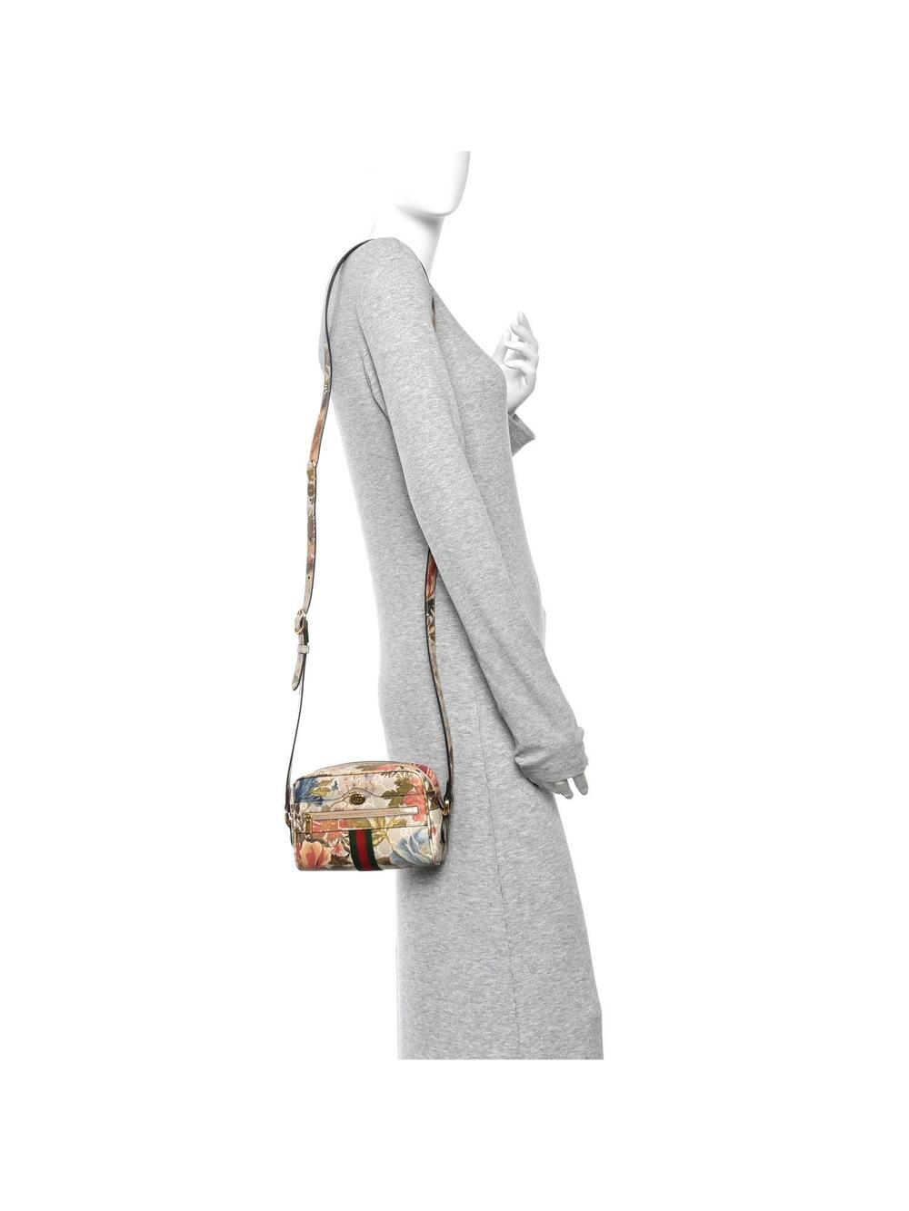 Gucci Gg Supreme Water Flora Web Mini #258898G11B - Picture 2 of 11